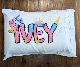 Unicorn Pillowcase Personalized Pillowcases