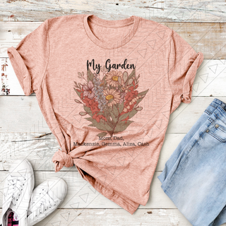 Vintage Mama’s Garden Name Tee *Bouquet* Shirts & Tops