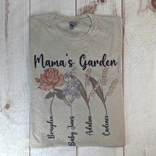 Vintage Mama’s Garden Name Tee *Row* Shirts & Tops