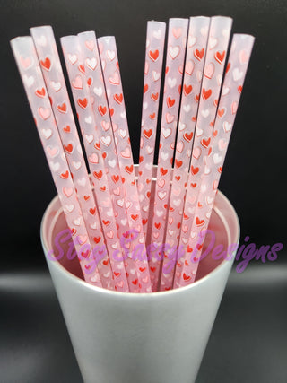 Color Changing Heart Straw
