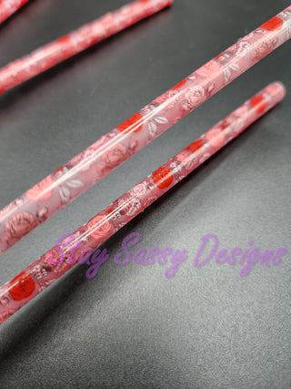Color Changing Rose Straw