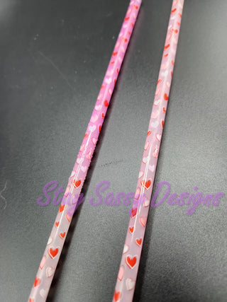 Color Changing Heart Straw