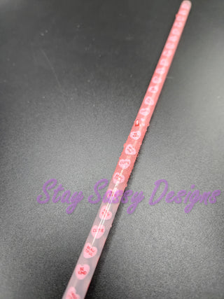 Color Changing Sweetheart Straw