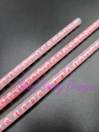 Color Changing Sweetheart Straw