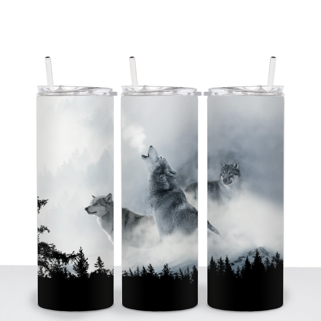 Howling Wolf Tumbler