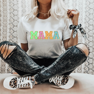 Mama Patches Tee (Multiple Colors Available)