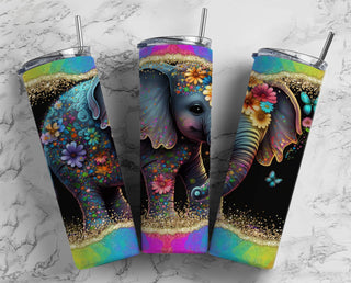 Neon Elephant Tumbler