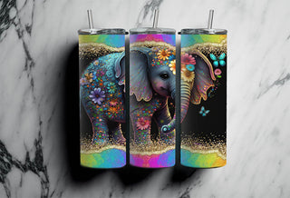 Neon Elephant Tumbler