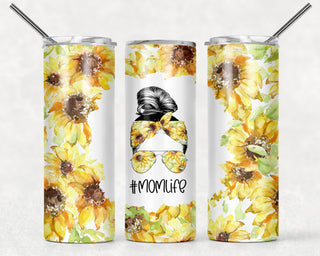 #Momlife Sunflower Tumbler