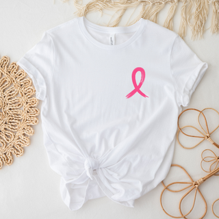 Pink Ribbon Tee (Multiple Color Options)