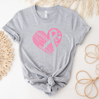 Survivor Heart Tee (Multiple Color Options)