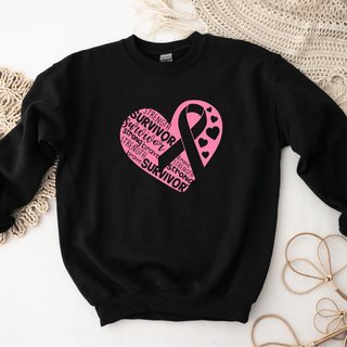 Survivor Heart Sweatshirt (Multiple Color Options)