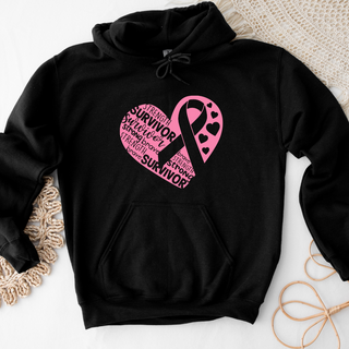 Survivor Heart Sweatshirt (Multiple Color Options)