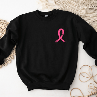 Pink Ribbon Sweatshirt (Multiple Color Options)