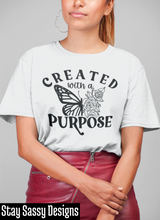 Load image into Gallery viewer, Created With A Purpose Tee

