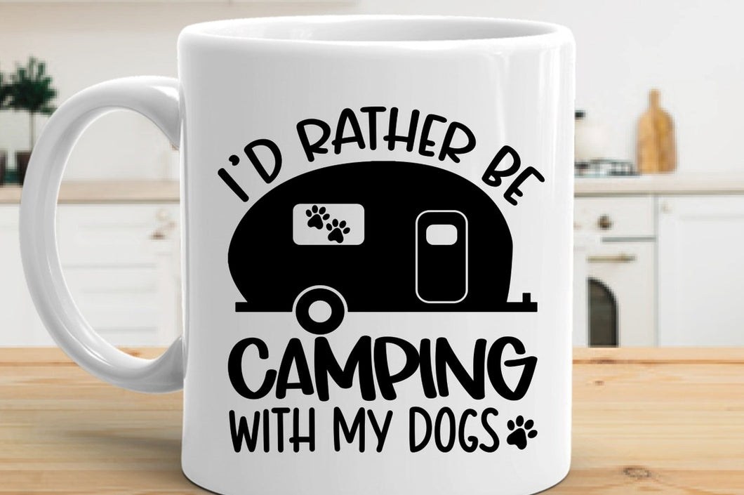 Camping With My Dogs Mug
