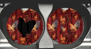 Rooster Car Coasters