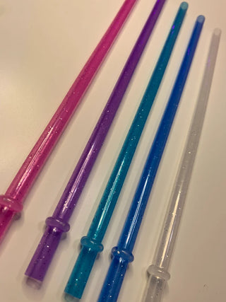 Glitter Straws (Multiple Colors Available)