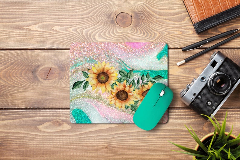 Sunflowers & Pastels Mouse Pad (Standard Size)