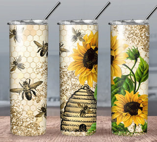 Bees & Sunflowers Tumbler