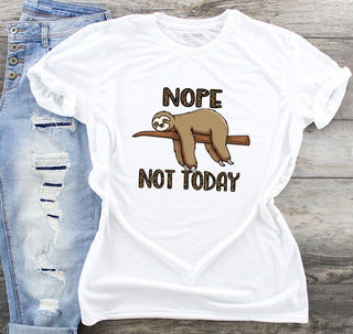Sloth - NOPE Not Today Tee
