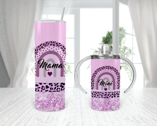Pink Mama & Mini Tumbler Set