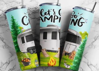 Let's Go Camping Tumbler