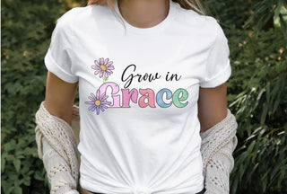 Floral Grow In Grace Tee