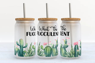 What The Fucculent Libbey Glass Tumbler