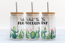 Load image into Gallery viewer, What The Fucculent Libbey Glass Tumbler
