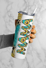 Load image into Gallery viewer, Turquoise &amp; Sunflower Tumbler
