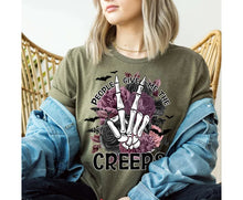 Load image into Gallery viewer, Floral People Give Me The Creeps Tee
