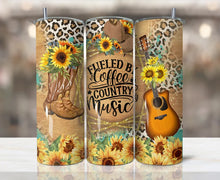 Load image into Gallery viewer, Fueled By Coffee &amp; Country Music Tumbler

