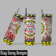 Load image into Gallery viewer, True Crime Woman Tumbler
