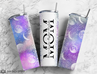 Personalized Moon Mom Tumbler